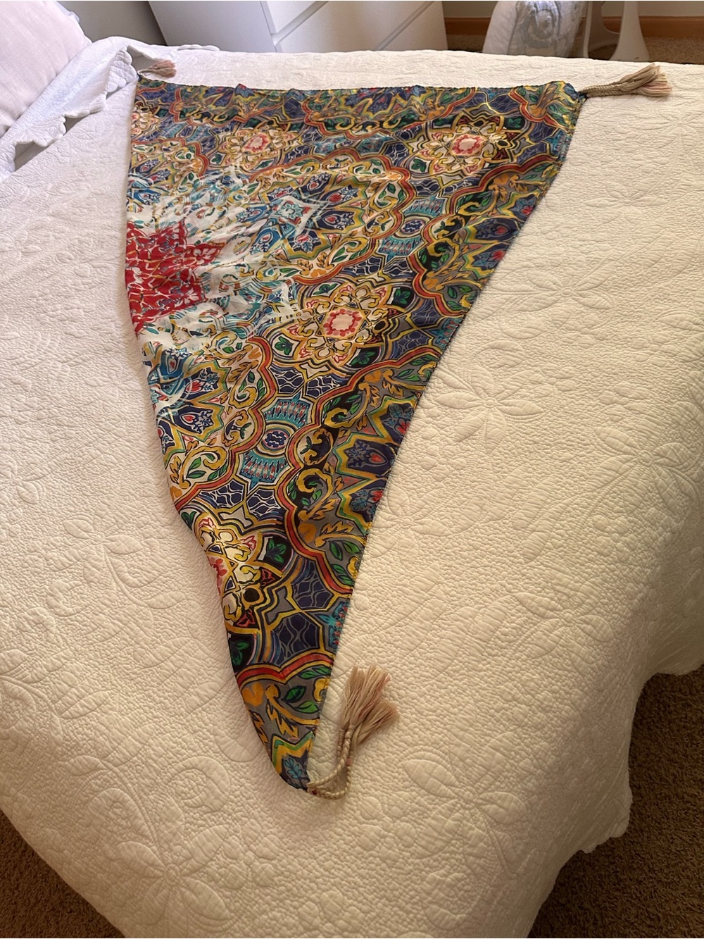 Johnny Was Silk Scarf - Picture 7 of 7